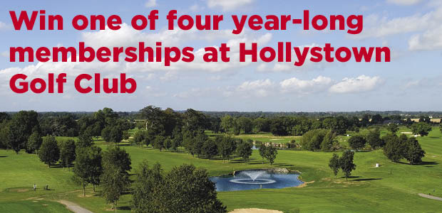 WIN one of four year-long memberships at HollystownGolf Club WIN one of four year-long memberships at HollystownGolf Club
